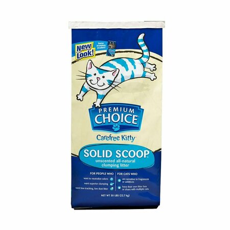 PREMIUM CHOICE Carefree Kitty Solid Scoop Litter 00052